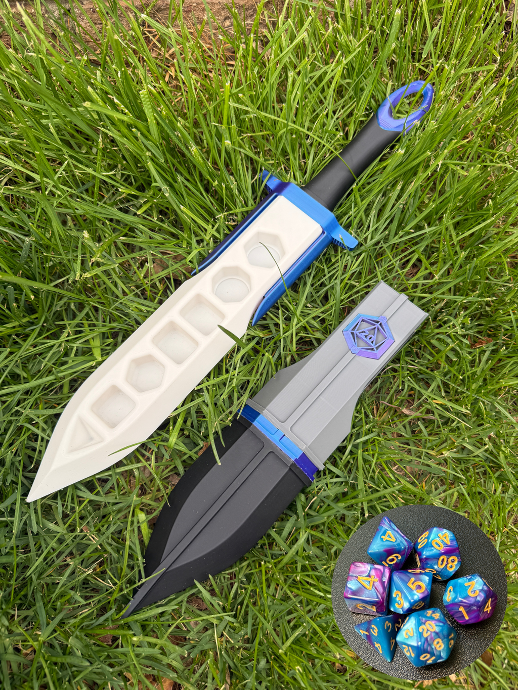 Ethereal Lapis, Locking Dice Holder (Blue)