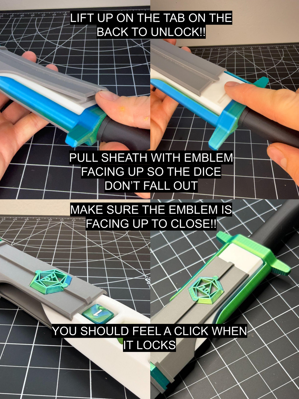 Deep Crimson, Locking Dice Holder (Red)