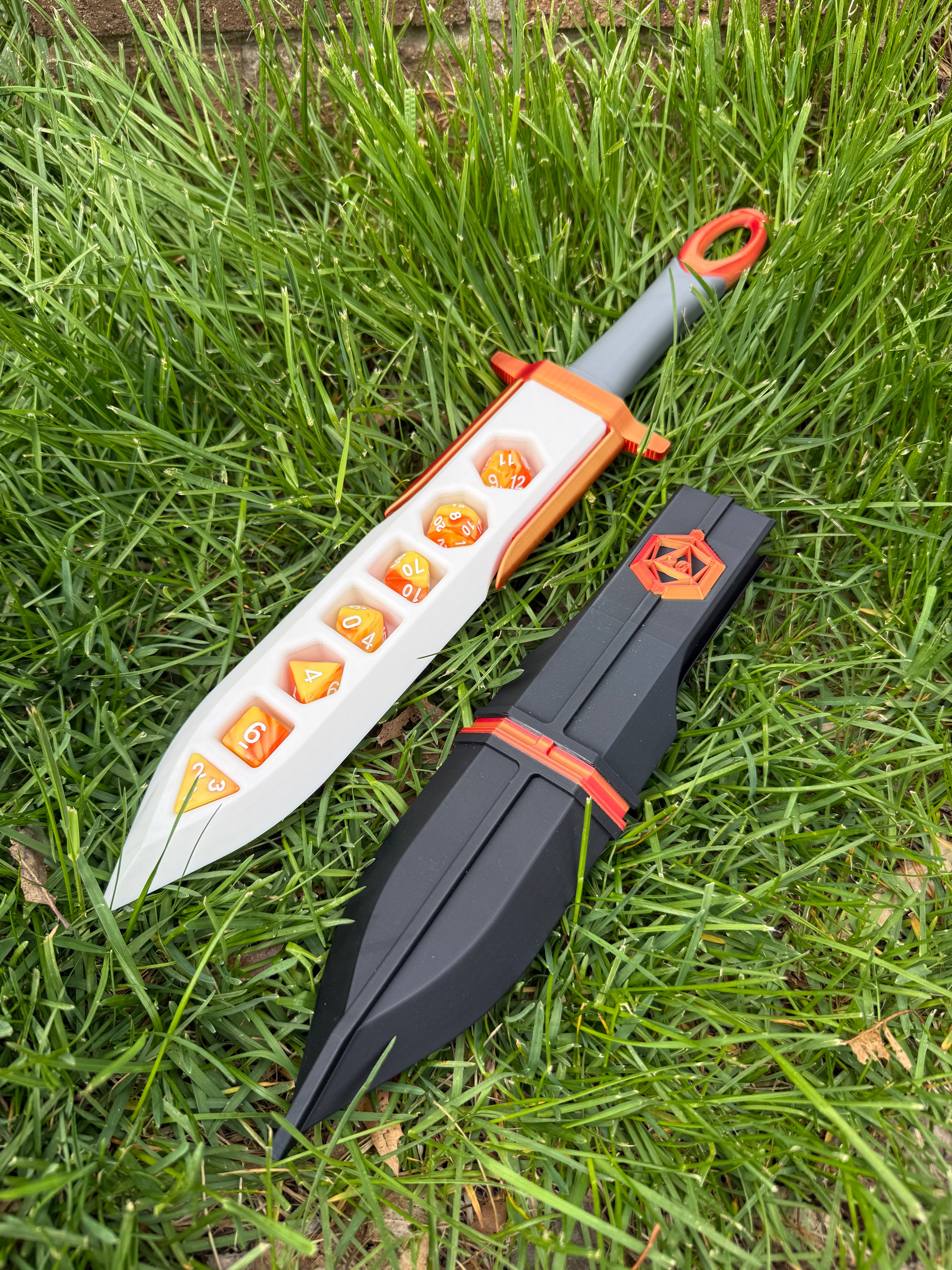 Blazing Embers, Locking Dice Holder (Orange)